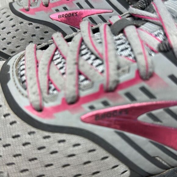 Brooks Women’s Gray Pink Ariel 18 Sneakers Running Trainers size 7 READ 1202711D - Picture 7 of 11